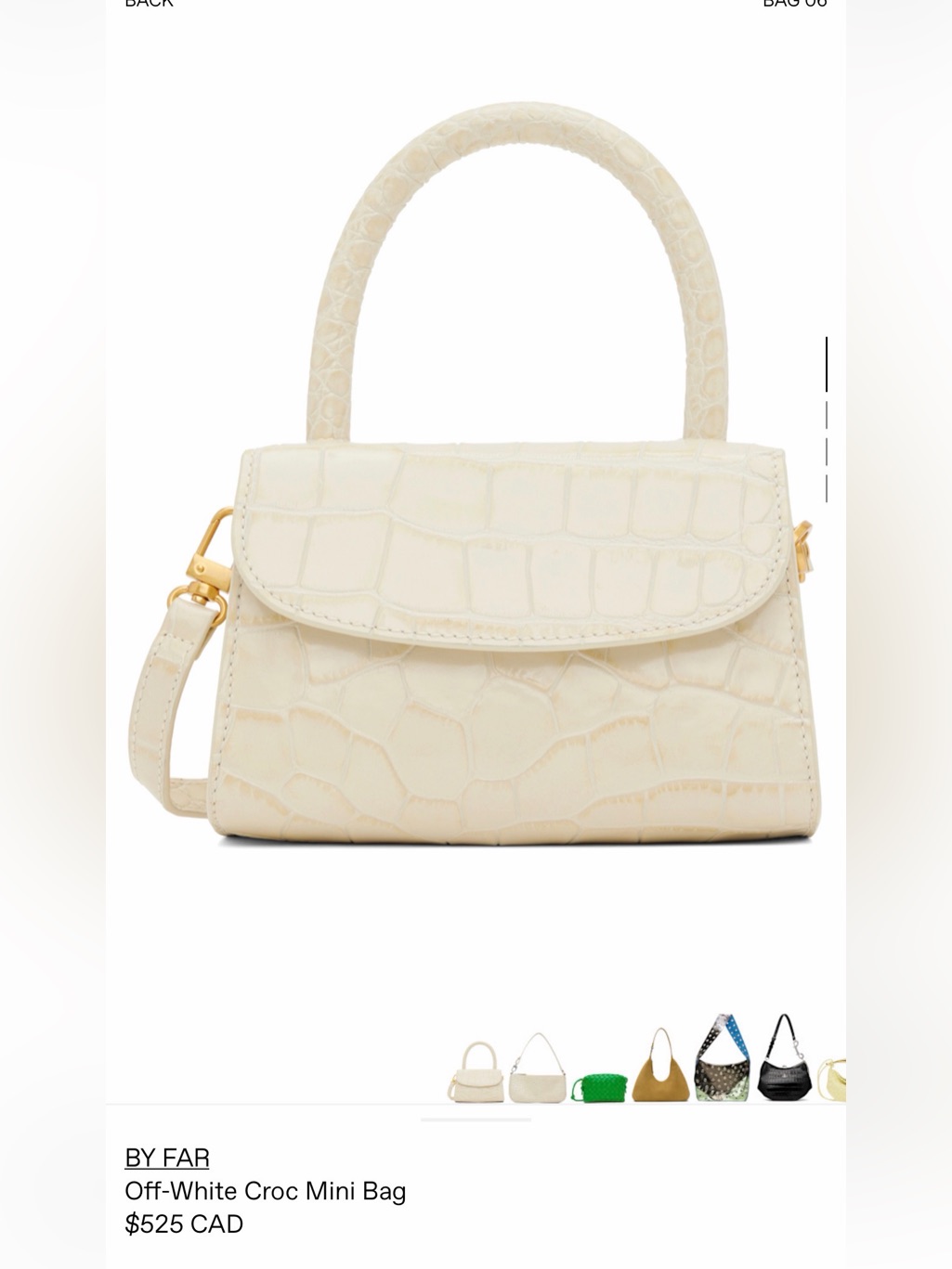 Never Used By Far Off-White Mini Bag